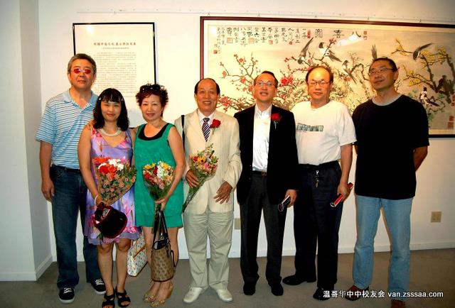 第一位中国农民李子明在美国办画展