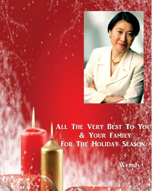 Happy Holidays from Wendy Yuan‏ 